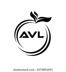 AVL letter logo Design. AVL Simple and modern monogram logo. AVL Abstract Alphabet vector Design.
