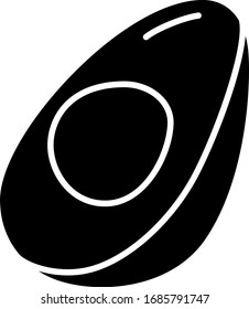 Diseño Ilustración de icono vegetal de Avoacdo