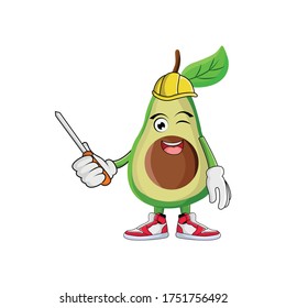 Avocado Cartoon Character Design Graphic suitable for your design needs: logos, illustrations, animations, t-shirt designs, etc.