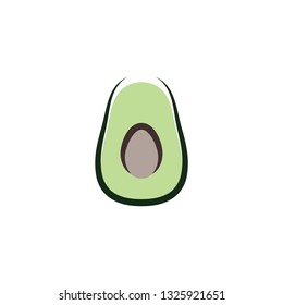 avocado clip art vector symbol sign element