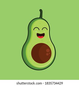 Caracteres aguacate/vectores de mascota
