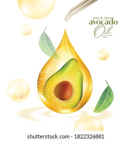 Avocado essential oil Natural Skin Care Cosmetic