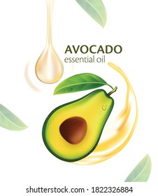 Avocado essential oil Natural Skin Care Cosmetic