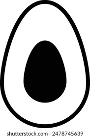 Icono de Vector negro.