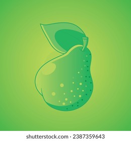 Avocado flat illustration art work
