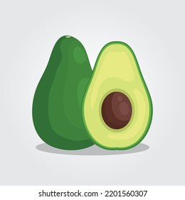 Avocado fresh vegetable healthy icon