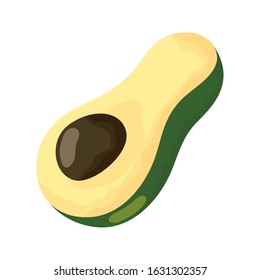 avocado fresh vegetable isolated icon vector illustration design