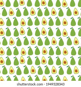 Avocado Fruit background stock illustration vector 