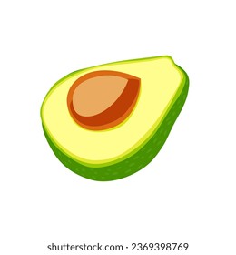 avocado fruit is a beautiful drawing