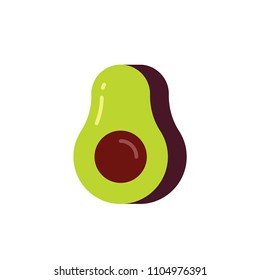 Avocado Fruit Flat Icon