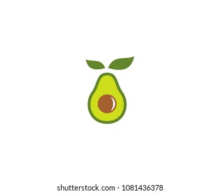 Avocado Fruit Logo 