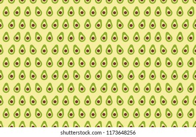 Avocado fruits wallpaper background textures art design vector illustration seamless - decorative background
