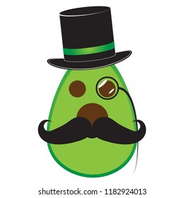 Avocado Gentleman Character/Logo