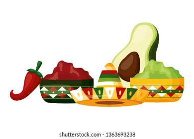 avocado guacamole chili pepper