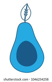 avocado half icon