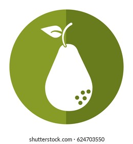 avocado health diet icon shadow