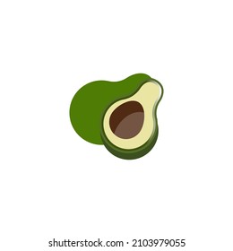 avocado icon design vector templates white on background