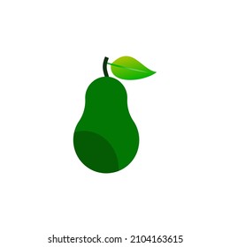 avocado icon design vector templates white on background