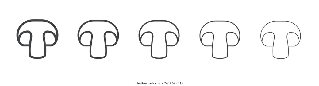 ícone abacate símbolo de ilustração fina plana