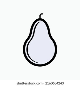 Avocado Icon. Fruit Symbol - Vector.
