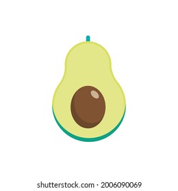 Icono de aguacate, ilustración del vector de fruta