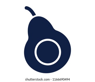 avocado icon glyph cool cute icon pack app design icon