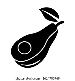 avocado icon isolated sign symbol vector illustration - high quality black style vector icons

