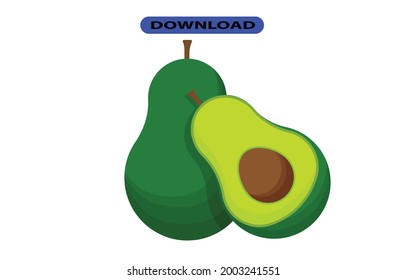 avocado icon or logo high resolution