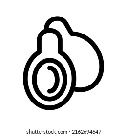 avocado icon or logo isolated sign symbol vector illustration - high quality black style vector icons
