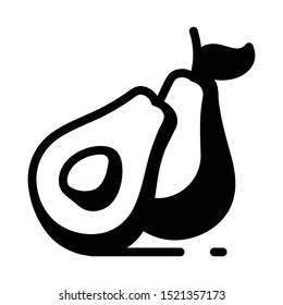 avocado icon for logo, web design and other