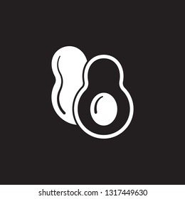 Avocado icon. Simple element illustration. Avocado symbol design from Pregnancy collection set. Can be used in web and mobile