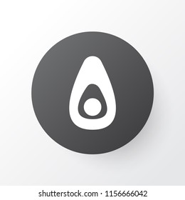 Avocado icon symbol. Premium quality isolated guacamole element in trendy style.