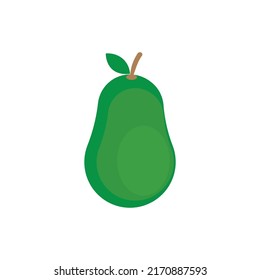 Diseño vectorial de plantilla de icono de aguacate