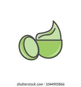 avocado icon vector