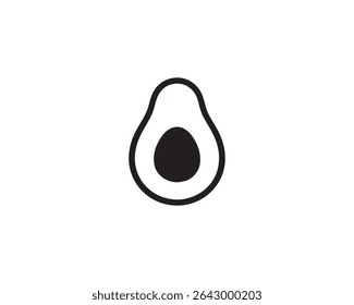 Ilustração de arte de design de vetor de ícone abacado.
