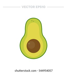 avocado icon. vector illustration