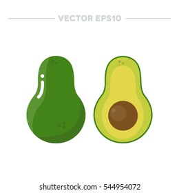 avocado icon. vector illustration
