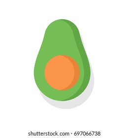 avocado icon vector illustration