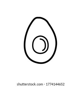 avocado icon vector illustration design