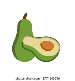 avocado icon vector illustration design
