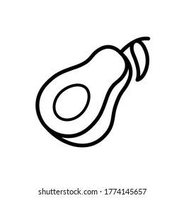avocado icon vector illustration design