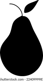 Avocado Icon Vector Stock Illustration Design Template. Bearbeitbarer Stroke.eps
