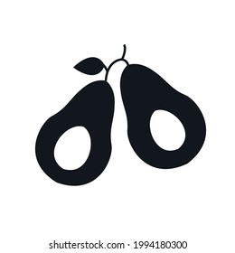 Symbol für Avocado-Symbole, Vektorelemente für Infografik-Web