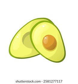 Avocado illustration. Perfect for fruit theme