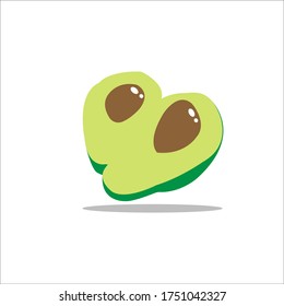 Avocado Illustration - Vector Illustration