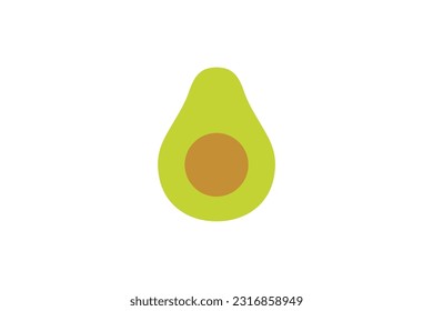 Avocado Logo Design Vector Sign 