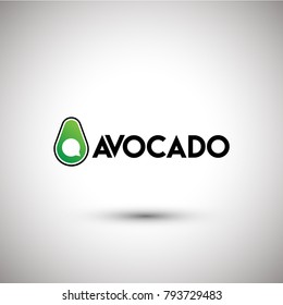 Avocado Logo design vector template