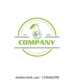 Avocado Logo , Fruit Logo Vector