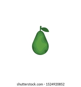 Avocado Logo Icon Design Template Vector Illustration