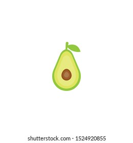 Avocado Logo Icon Design Template Vector Illustration